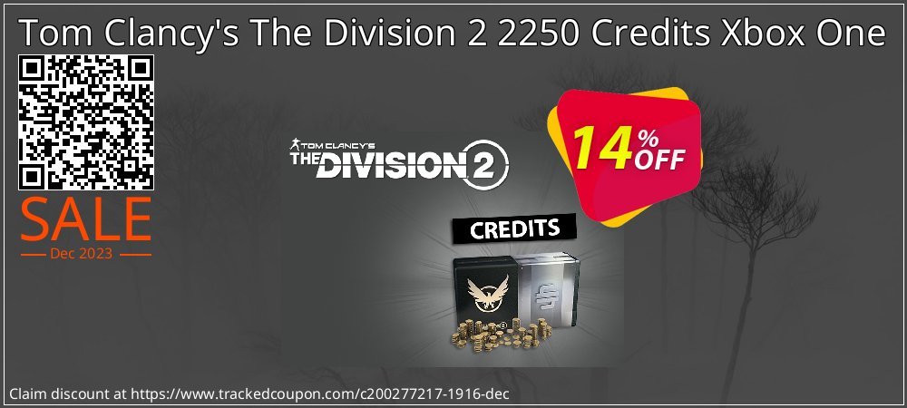 Tom Clancy's The Division 2 2250 Credits Xbox One coupon on World Party Day offer