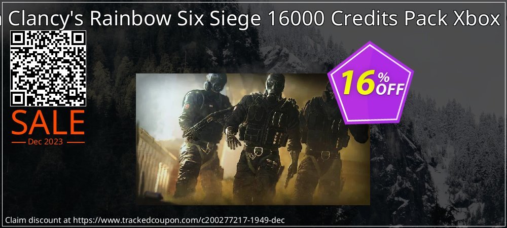 Tom Clancy's Rainbow Six Siege 16000 Credits Pack Xbox One coupon on Tell a Lie Day promotions