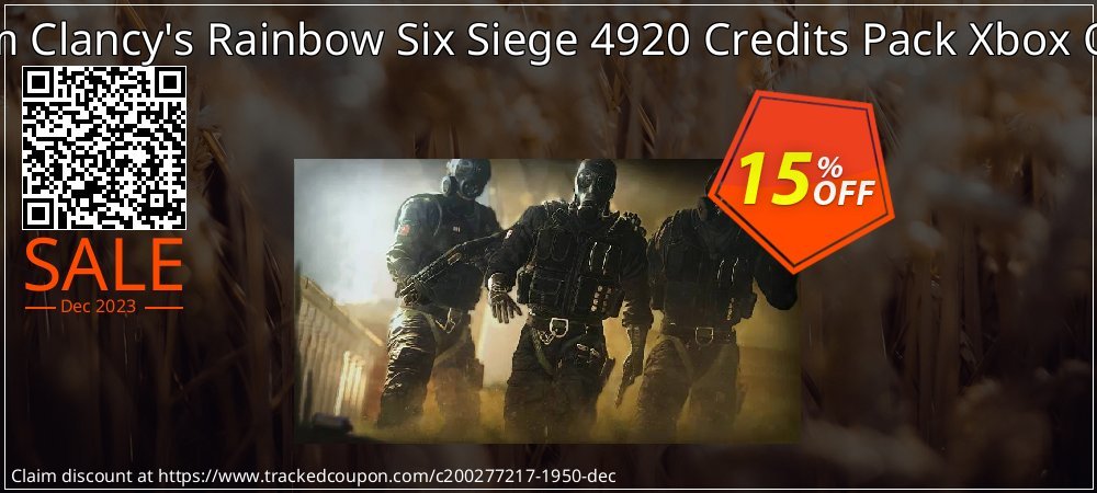 Tom Clancy's Rainbow Six Siege 4920 Credits Pack Xbox One coupon on National Walking Day sales