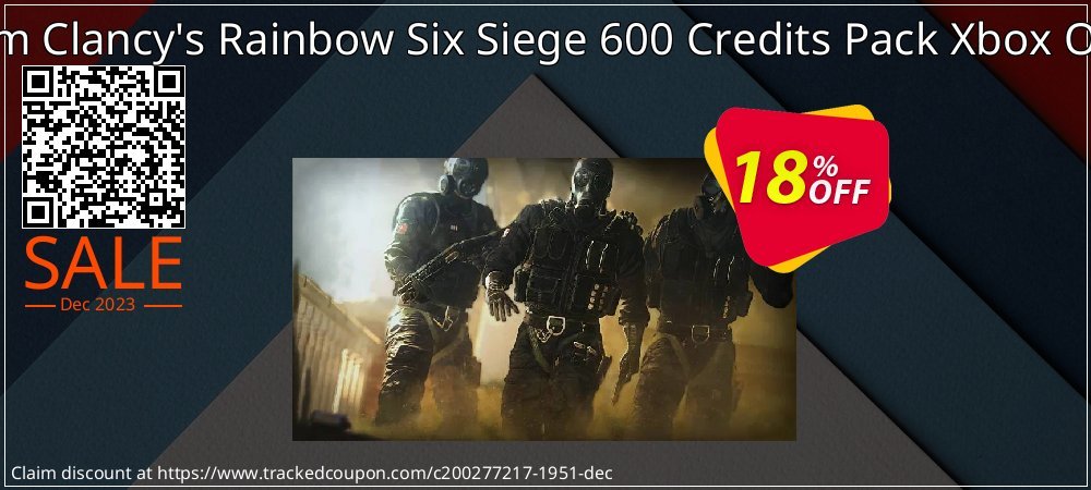 Tom Clancy's Rainbow Six Siege 600 Credits Pack Xbox One coupon on Palm Sunday sales
