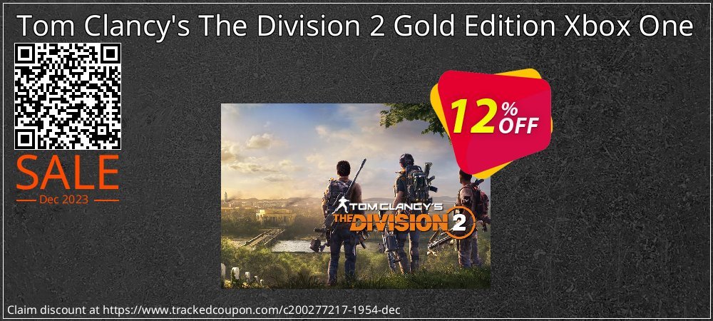 Tom Clancy's The Division 2 Gold Edition Xbox One coupon on April Fools' Day discount