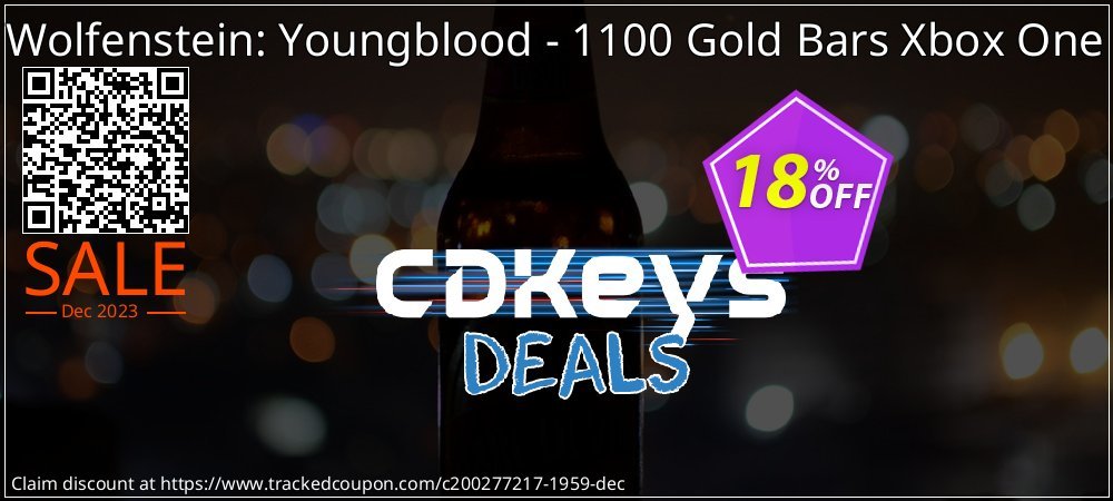 Wolfenstein: Youngblood - 1100 Gold Bars Xbox One coupon on April Fools' Day promotions