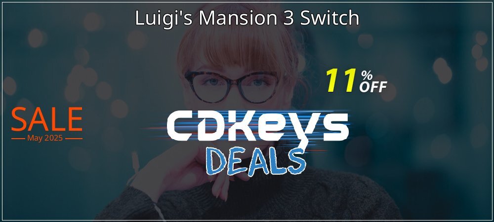 Luigi's Mansion 3 Switch coupon on World Party Day discounts