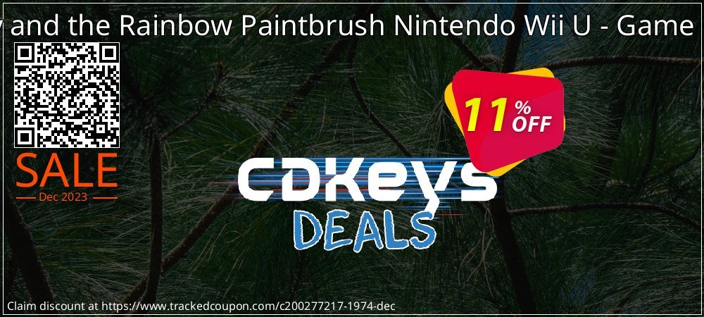 Kirby and the Rainbow Paintbrush Nintendo Wii U - Game Code coupon on April Fools' Day offering sales