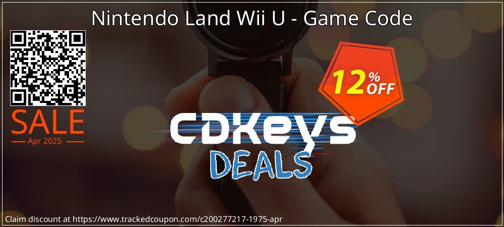 Nintendo Land Wii U - Game Code coupon on National Walking Day discounts