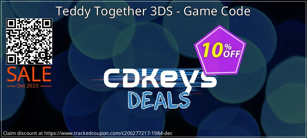 Teddy Together 3DS - Game Code coupon on Tell a Lie Day discounts