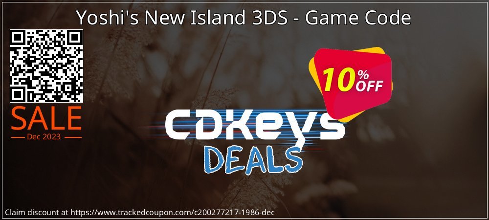Yoshi's New Island 3DS - Game Code coupon on World Party Day sales