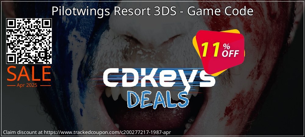 Pilotwings Resort 3DS - Game Code coupon on April Fools' Day deals