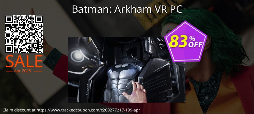 Batman: Arkham VR PC coupon on World Password Day offering sales