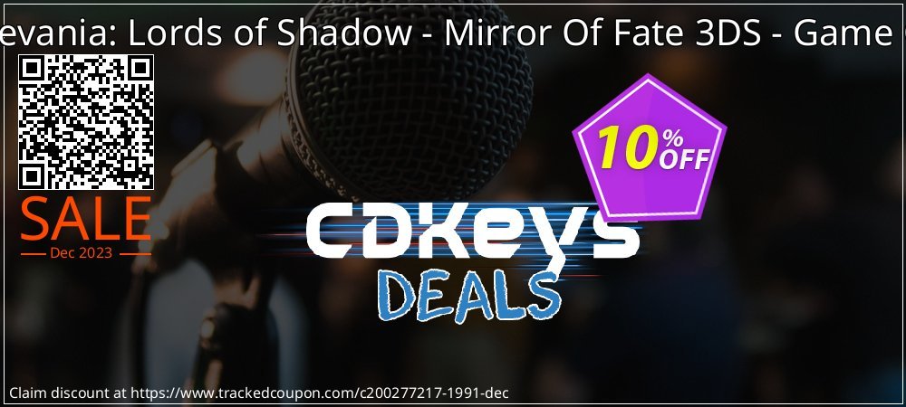 Castlevania: Lords of Shadow - Mirror Of Fate 3DS - Game Code coupon on World Party Day offering sales