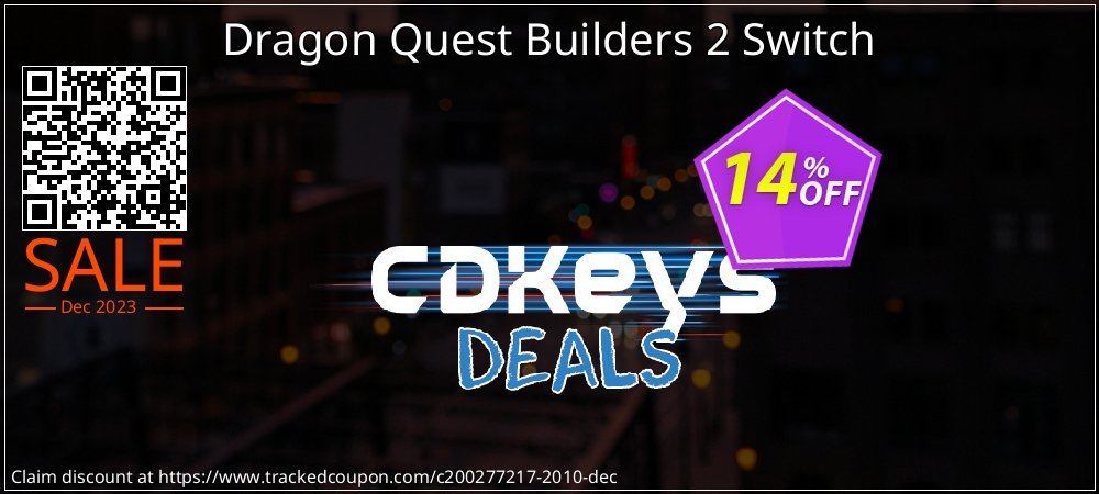 Dragon Quest Builders 2 Switch coupon on National Walking Day super sale