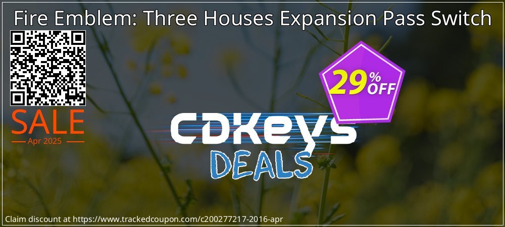 Fire Emblem: Three Houses Expansion Pass Switch coupon on National Loyalty Day offering discount