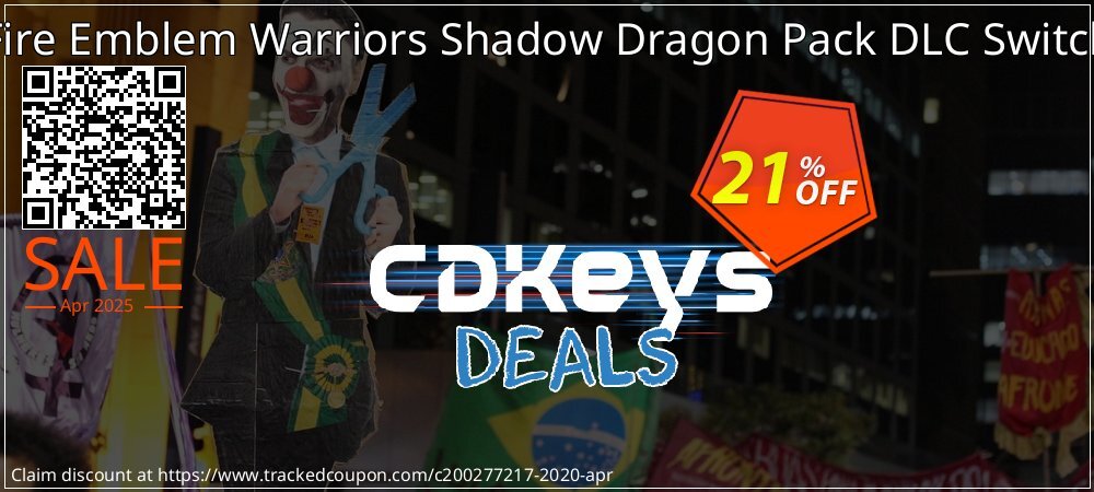 Fire Emblem Warriors Shadow Dragon Pack DLC Switch coupon on National No Smoking Day super sale