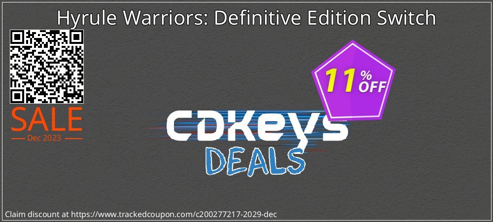 Hyrule Warriors: Definitive Edition Switch coupon on Tell a Lie Day discounts