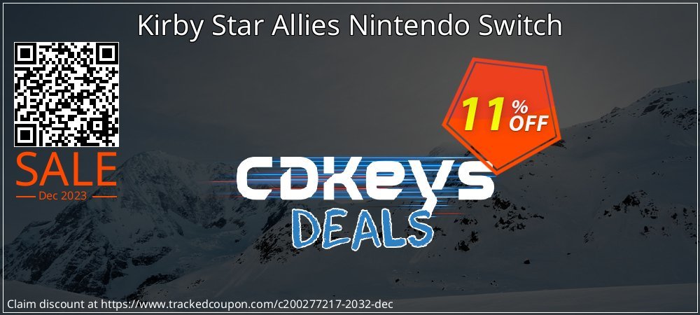 Kirby Star Allies Nintendo Switch coupon on April Fools' Day deals