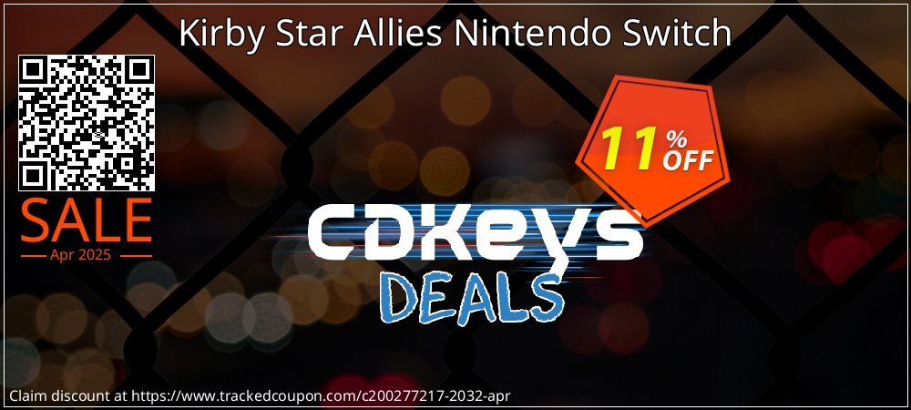 Kirby Star Allies Nintendo Switch coupon on April Fools' Day deals