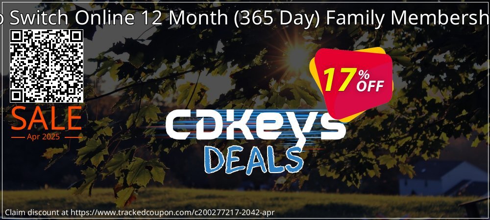 nintendo 12 month family membership