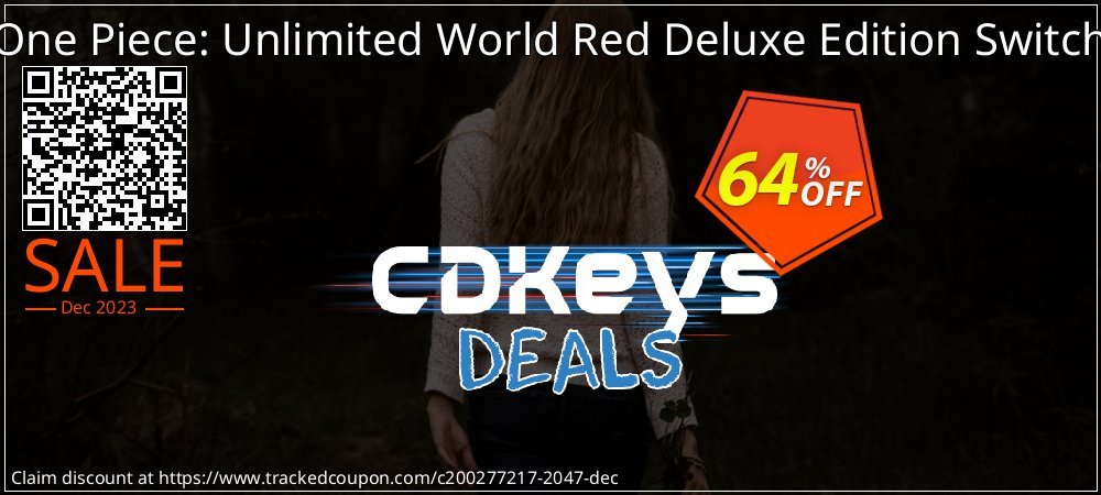 One Piece: Unlimited World Red Deluxe Edition Switch coupon on April Fools' Day discounts