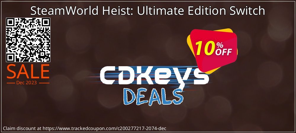 SteamWorld Heist: Ultimate Edition Switch coupon on World Password Day promotions
