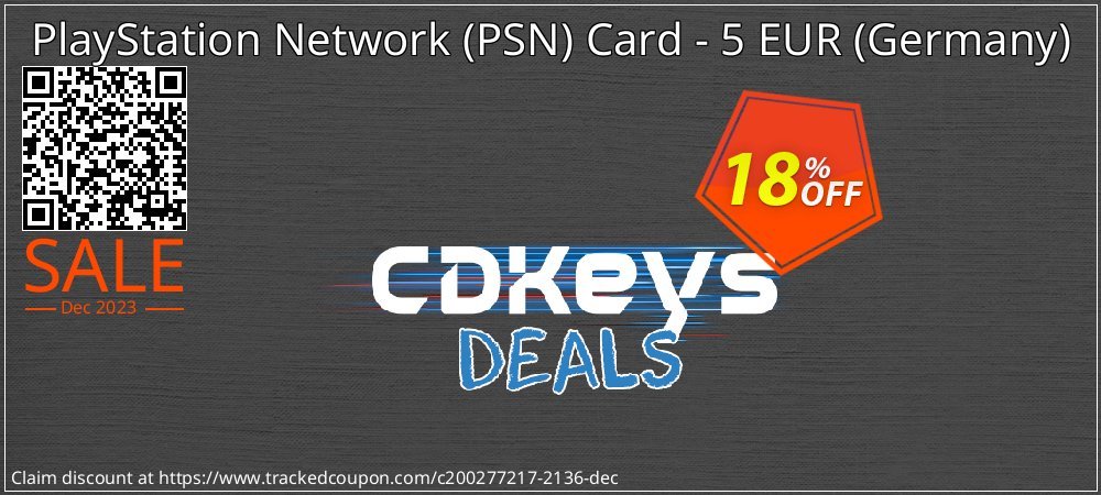 PlayStation Network - PSN Card - 5 EUR - Germany  coupon on World Party Day super sale