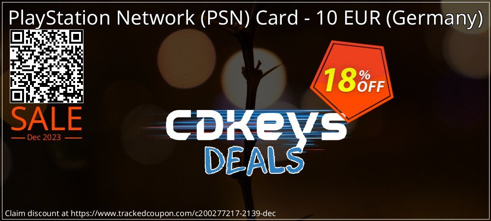 PlayStation Network - PSN Card - 10 EUR - Germany  coupon on Tell a Lie Day sales