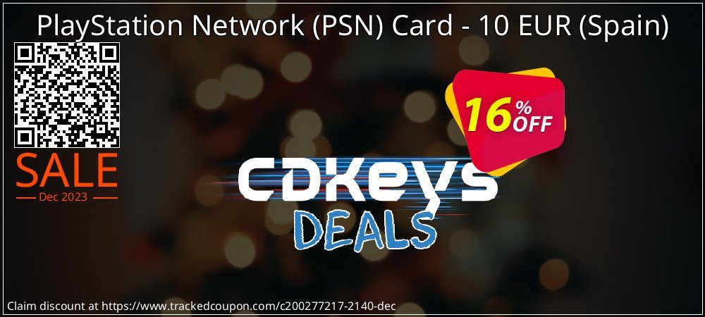 PlayStation Network - PSN Card - 10 EUR - Spain  coupon on National Walking Day deals