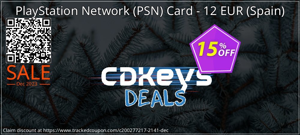 PlayStation Network - PSN Card - 12 EUR - Spain  coupon on World Party Day offer