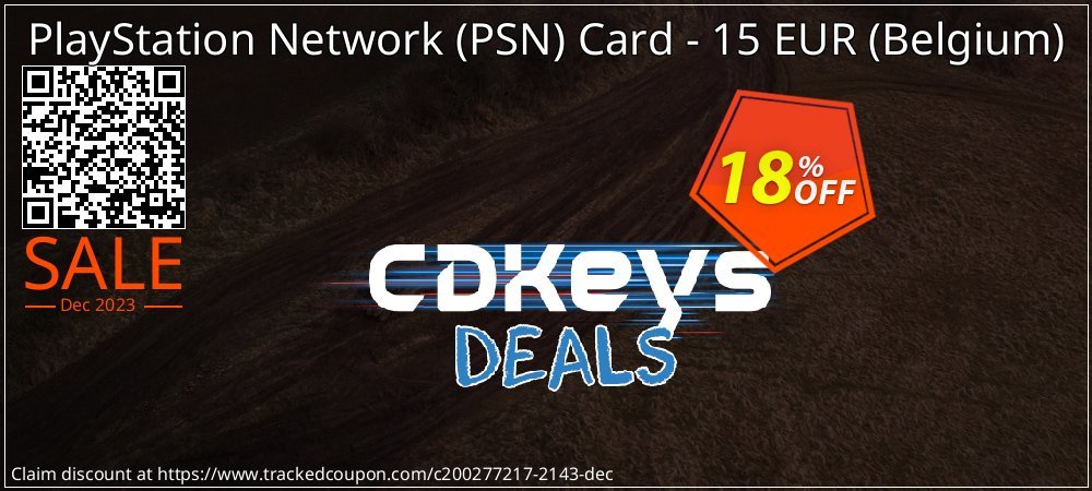PlayStation Network - PSN Card - 15 EUR - Belgium  coupon on Easter Day offering discount