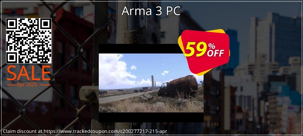 Arma 3 PC coupon on National Walking Day offer