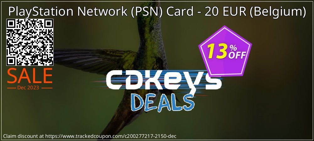 PlayStation Network - PSN Card - 20 EUR - Belgium  coupon on National Walking Day offer