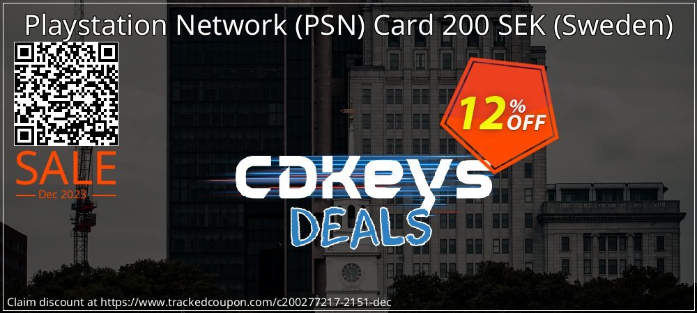 Playstation Network - PSN Card 200 SEK - Sweden  coupon on World Party Day discount