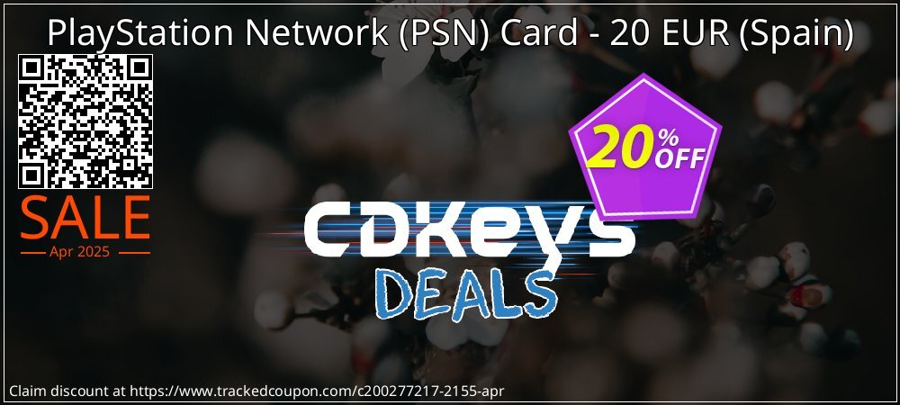 PlayStation Network - PSN Card - 20 EUR - Spain  coupon on National No Smoking Day super sale
