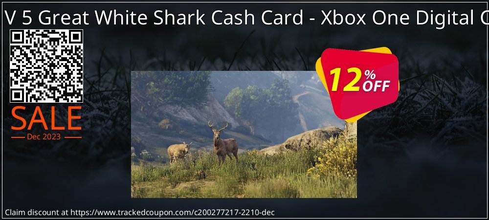 GTA V 5 Great White Shark Cash Card - Xbox One Digital Code coupon on Mother Day sales