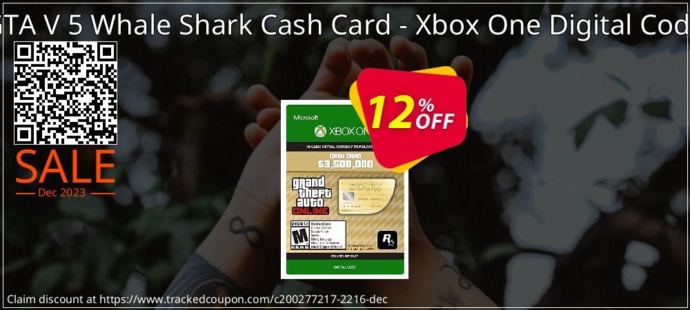 GTA V 5 Whale Shark Cash Card - Xbox One Digital Code coupon on National Loyalty Day super sale