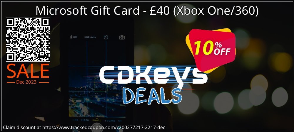 Microsoft Gift Card - £40 - Xbox One/360  coupon on April Fools' Day super sale