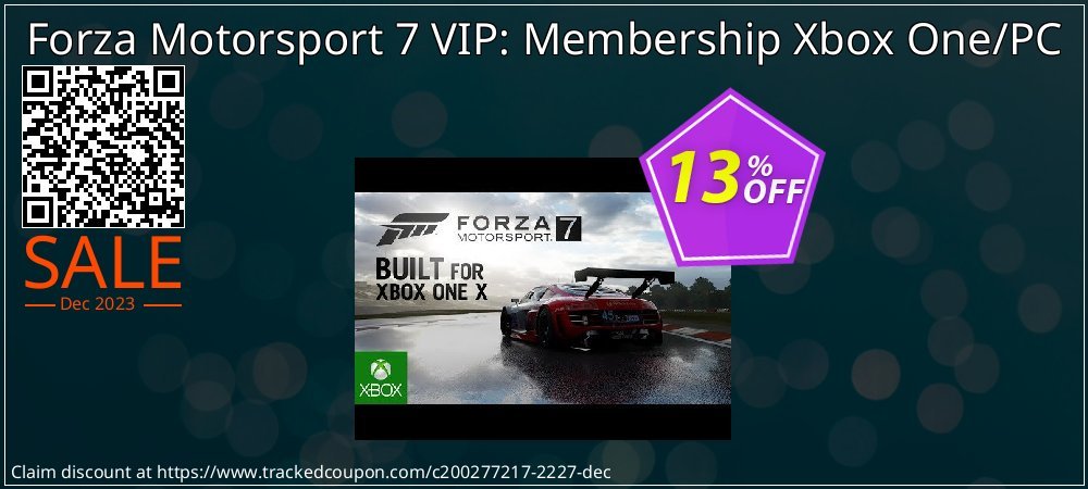 Forza Motorsport 7 VIP: Membership Xbox One/PC coupon on April Fools' Day discounts