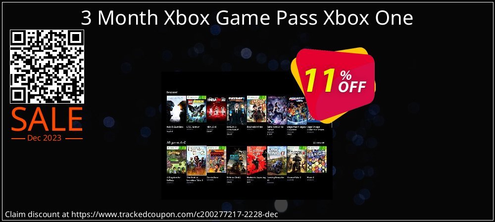 3 Month Xbox Game Pass Xbox One coupon on Easter Day promotions