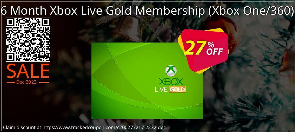 6 Month Xbox Live Gold Membership - Xbox One/360  coupon on April Fools' Day discount