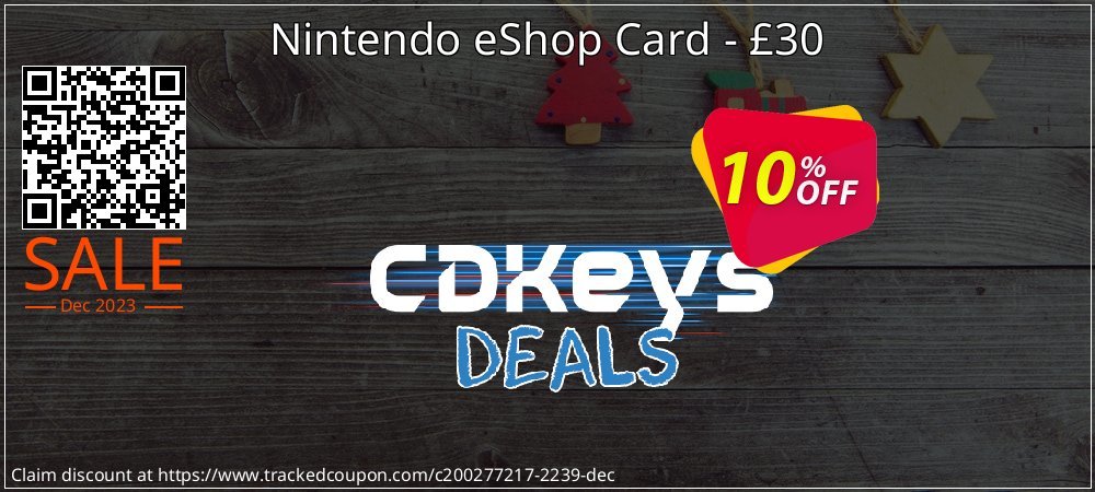 Nintendo eShop Card - £30 coupon on April Fools' Day sales