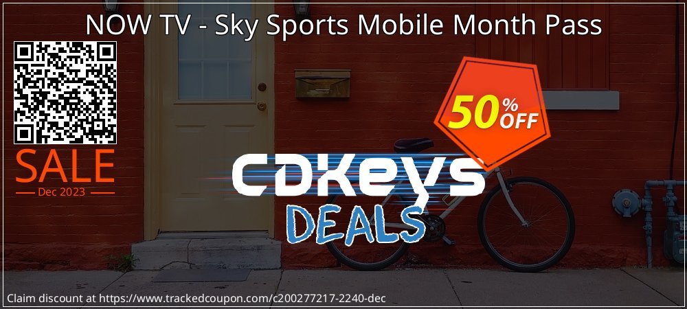 NOW TV - Sky Sports Mobile Month Pass coupon on National Walking Day offer