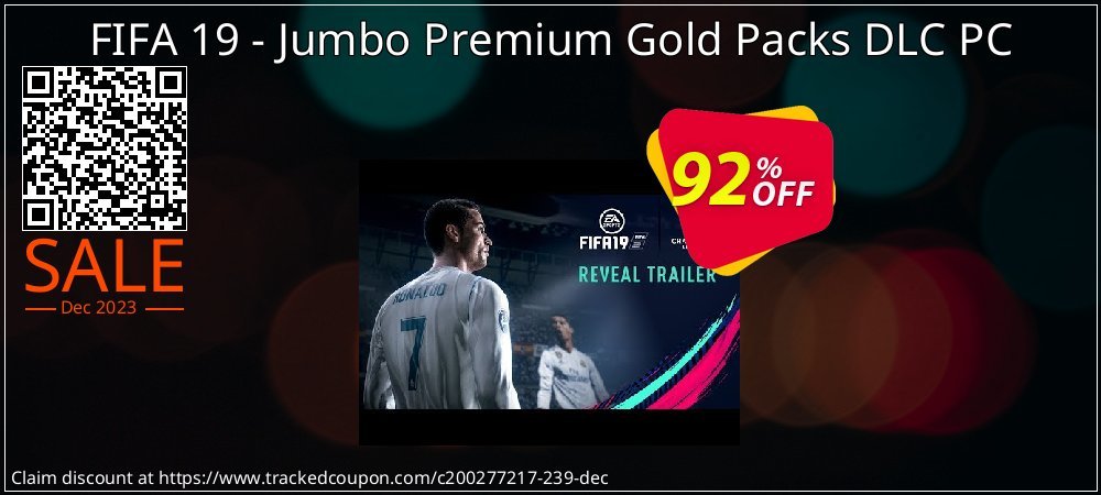 FIFA 19 - Jumbo Premium Gold Packs DLC PC coupon on Tell a Lie Day promotions