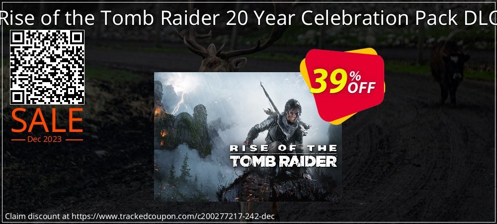 Rise of the Tomb Raider 20 Year Celebration Pack DLC coupon on April Fools' Day offer