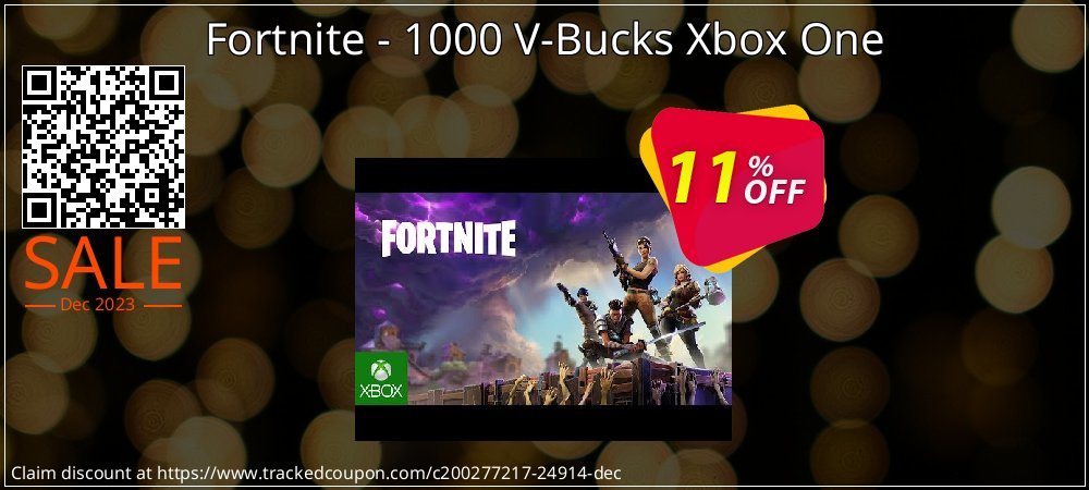 Fortnite - 1000 V-Bucks Xbox One coupon on Tell a Lie Day offering sales
