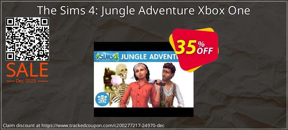 The Sims 4: Jungle Adventure Xbox One coupon on National Walking Day discounts