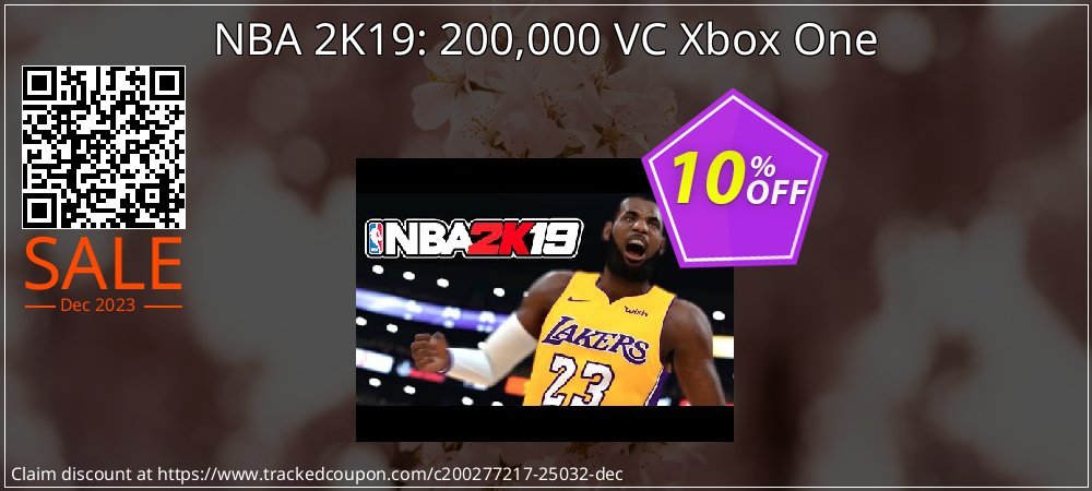 NBA 2K19: 200,000 VC Xbox One coupon on April Fools' Day super sale