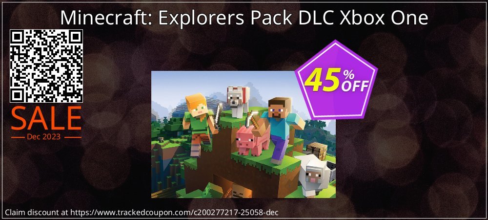 Minecraft: Explorers Pack DLC Xbox One coupon on Easter Day offering sales