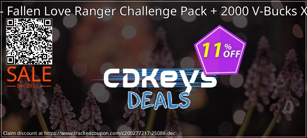 Fortnite - Fallen Love Ranger Challenge Pack + 2000 V-Bucks Xbox One coupon on Easter Day promotions