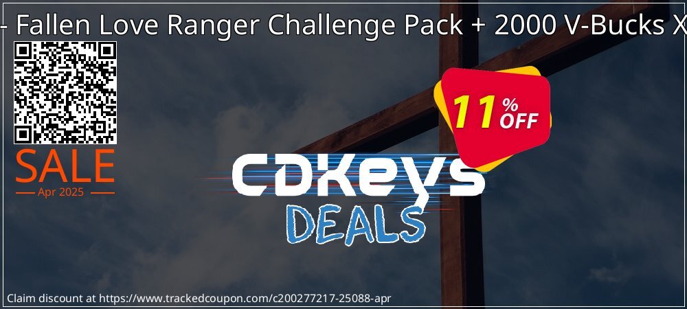 Fortnite - Fallen Love Ranger Challenge Pack + 2000 V-Bucks Xbox One coupon on Easter Day promotions