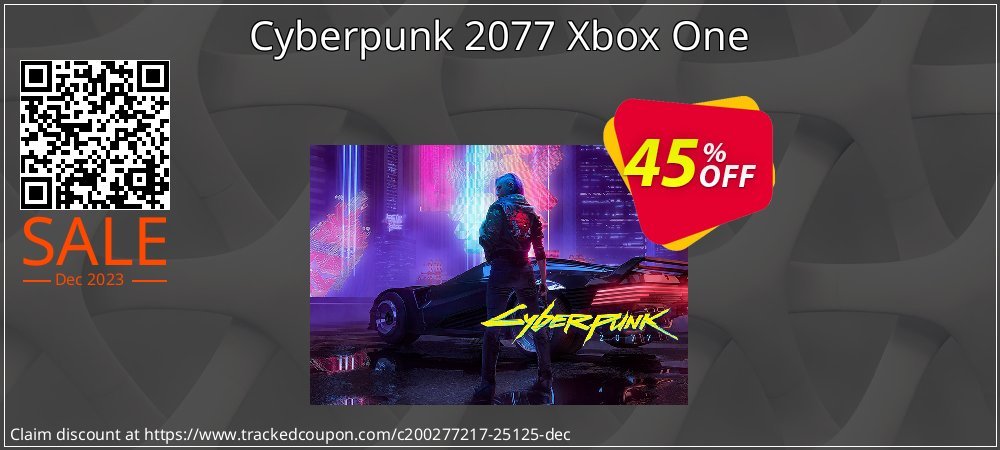 Cyberpunk 2077 Xbox One coupon on National Walking Day sales