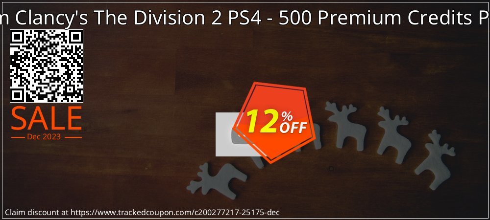 Tom Clancy's The Division 2 PS4 - 500 Premium Credits Pack coupon on National Walking Day offering sales
